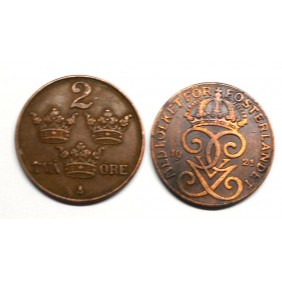 SWEDEN 2 Ore 1921