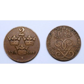 SWEDEN 2 Ore 1935
