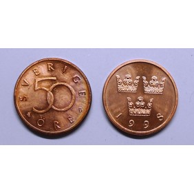 SWEDEN 50 Ore 1998
