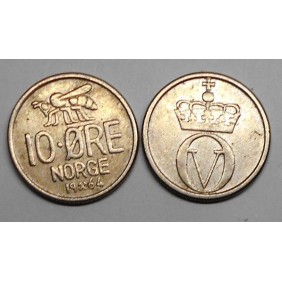 NORWAY 10 Ore 1964