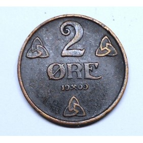 NORWAY 2 Ore 1909