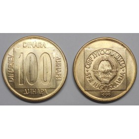 YUGOSLAVIA 100 Dinara 1988...