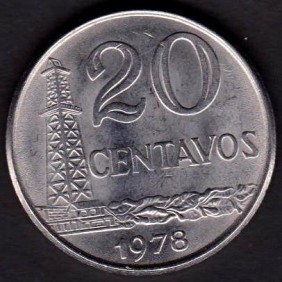 BRAZIL 20 Centavos 1978
