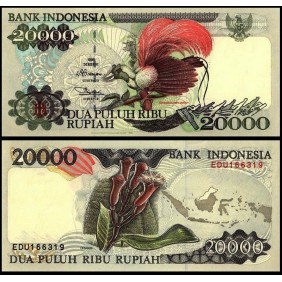 INDONESIA 20.000 Rupiah 1995
