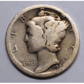 USA Mercury Dime 1920 D