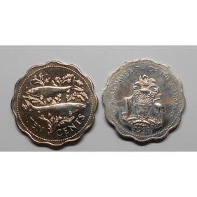 BAHAMAS 10 Cents 1998