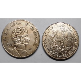 MEXICO 5 Pesos 1974