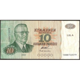FINLAND 10 Markkaa 1980