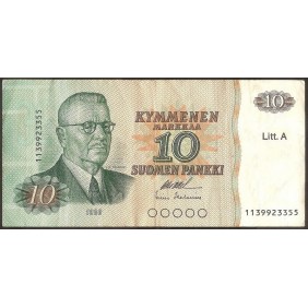 FINLAND 10 Markkaa 1980