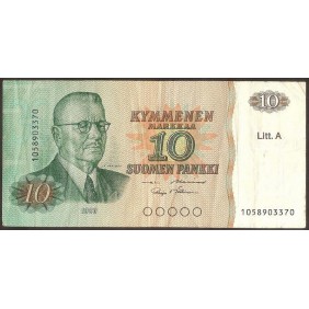 FINLAND 10 Markkaa 1980