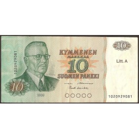 FINLAND 10 Markkaa 1980