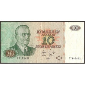 FINLAND 10 Markkaa 1980