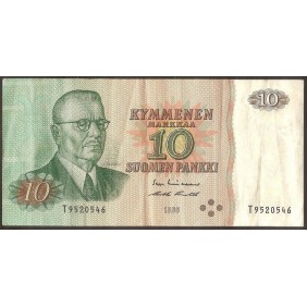 FINLAND 10 Markkaa 1980