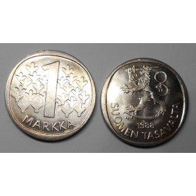 FINLAND 1 Markka 1988