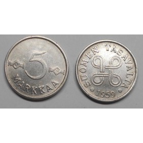 FINLAND 5 Markkaa 1959
