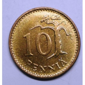 FINLAND 10 Pennia 1963