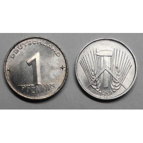 DDR 1 Pfennig 1952 A