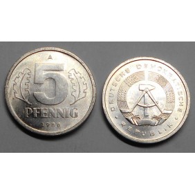 DDR 5 Pfennig 1988