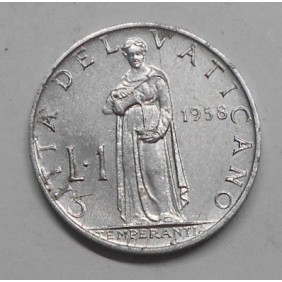 VATICANO 1 Lira 1958