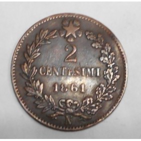 2 Centesimi 1861 N
