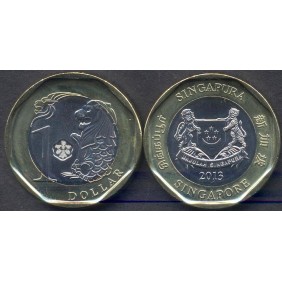 SINGAPORE 1 Dollar 2013