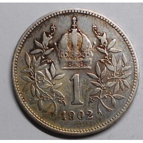AUSTRIA 1 Corona 1902 AG