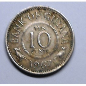 GUYANA 10 Cents 1967