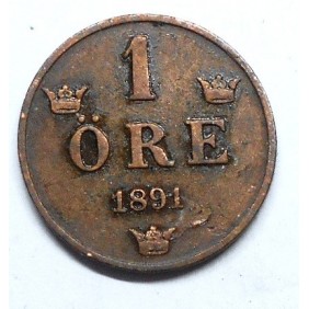 SWEDEN 1 Ore 1891