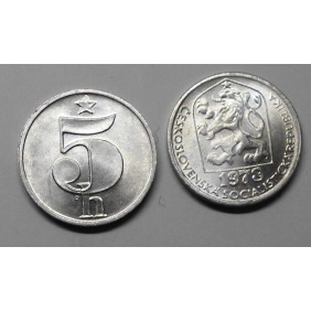 CZECHOSLOVAKIA 5 Haleru 1978