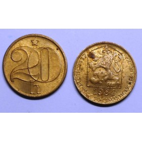 CZECHOSLOVAKIA 20 Haleru 1984