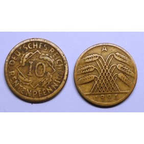 GERMANY WEIMAR REPUBLIC 10...