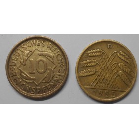GERMANY WEIMAR REPUBLIC 10...
