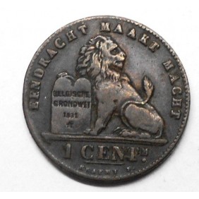 BELGIUM 1 Centime 1899 Der...