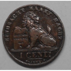 BELGIUM 1 Centime 1901 Der...