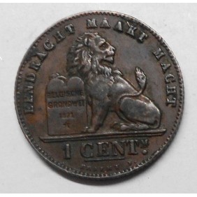 BELGIUM 1 Centime 1907 Der...