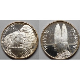VATICANO 500 Lire 1966...