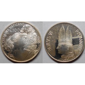 VATICANO 100 Lire 1966...