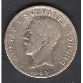SWEDEN 1 Krona 1923 Gustav V