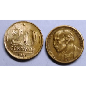 BRAZIL 20 Centavos 1951 R....
