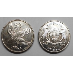 BOTSWANA 50 Thebe 1991