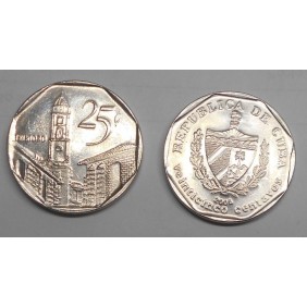 CUBA 25 Centavos 2008