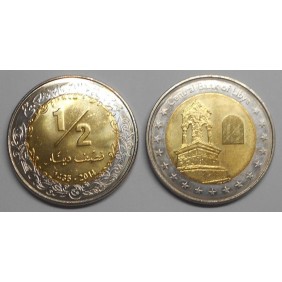 LIBYA 1/2 Dinar 2014...