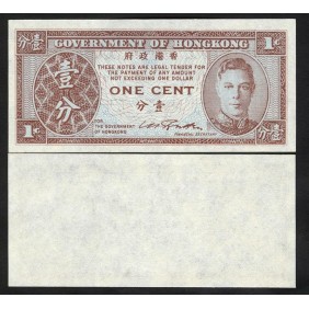 HONG KONG 1 Cent 1945