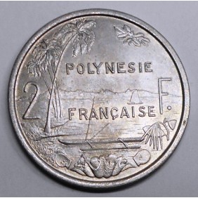 FRENCH POLYNESIA 2 Francs 1973