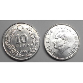 TURKEY 10 Lira 1986