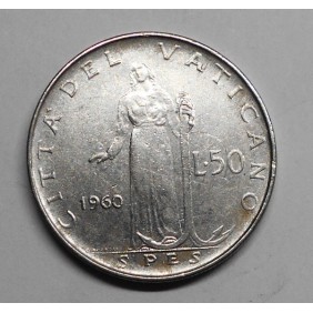 VATICANO 50 Lire 1960