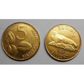FINLAND 5 Markkaa 1997