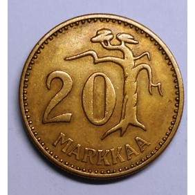 FINLAND 20 Markkaa 1958 rare