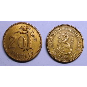 FINLAND 20 Markkaa 1959