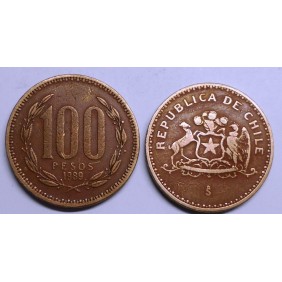 CHILE 100 Pesos 1989